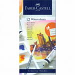 Akvarelové farby v tube Faber-Castell, 12 farebné