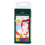 Pitt Artist pen Faber-Castell - basic, 6 ks 