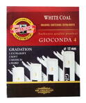 Gioconda Koh-i-noor umelý biely uhlík extra, 4 ks