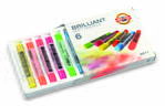 Suchý pastel Koh-i-noor, 6 ks - okrúhly neón