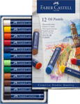 Olejový pastel Faber-Castell, 12 ks - okrúhly