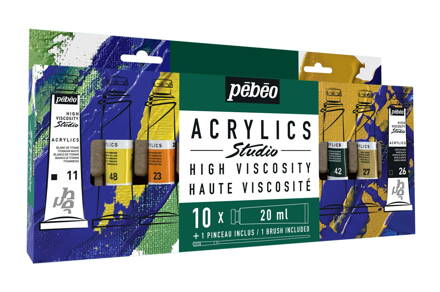 Pébéo akrylová sada 10x20ml