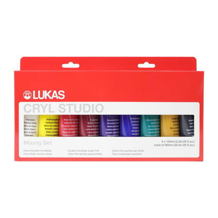 Lukas cryl studio profi sada 9x100ml