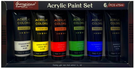 Giorgione - akrylová sada, 6x75 ml 