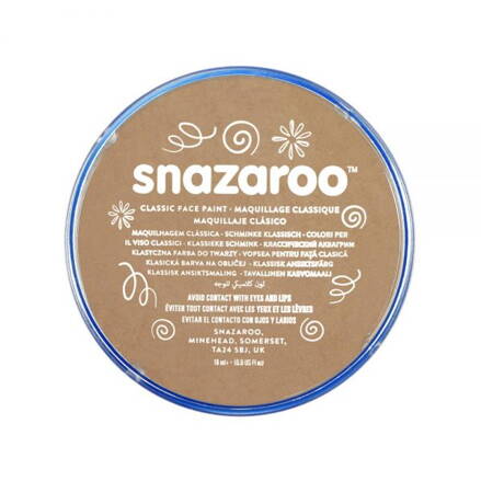 Snazaroo - farba na tvár, hnedá svetlá 18 ml