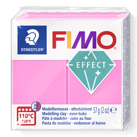 FIMO effect - neon ružová, č.201