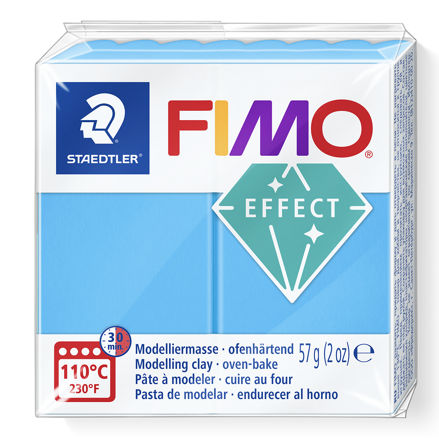 FIMO effect - transparentná modrá, č.374