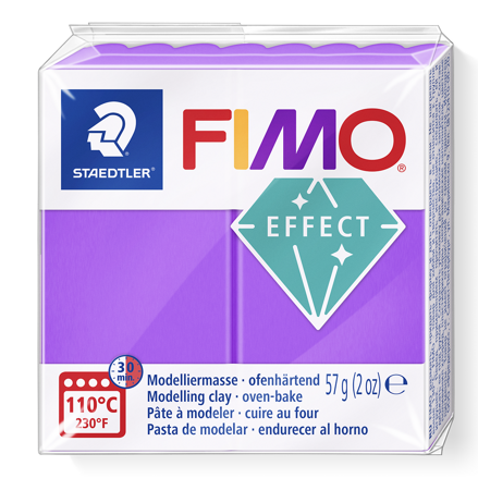 FIMO effect - transparentná fialová, č.604