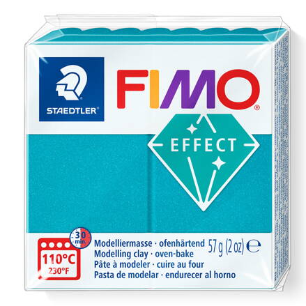 FIMO effect - metalická tyrkysová, č.36