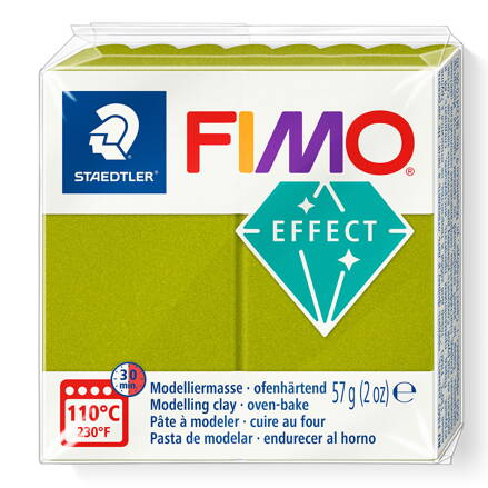FIMO effect - metalická zelená, č.51