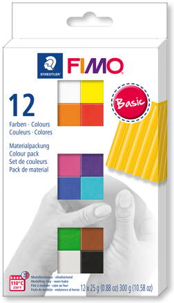 FIMO soft sada BASIC 12ks x 25g