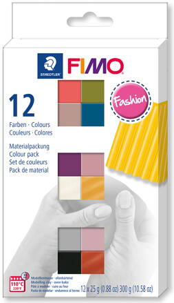 FIMO soft sada FASHION 12ks x 25g