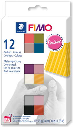 FIMO soft sada FASHION 12ks x 25g