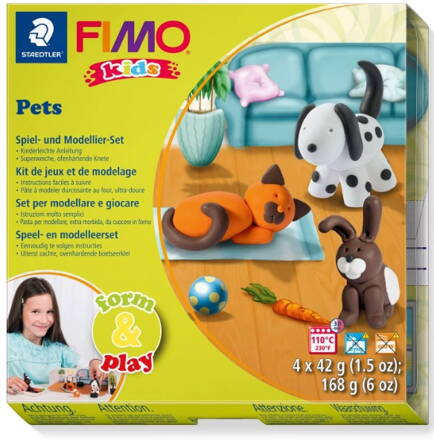 FIMO sada KIDS maznáčikovia 4ks x 42g