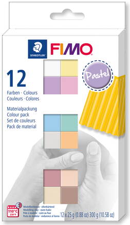 FIMO sada PASTEL 12ks x 25g