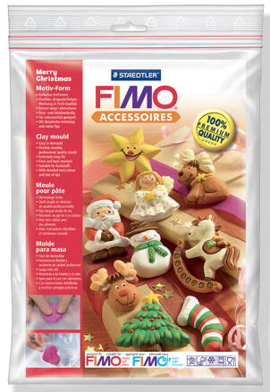 FIMO silikónová forma - veselé Vianoce