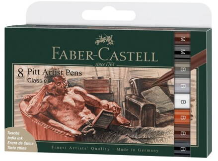 Pitt Artist Pens Faber-Castell classic 8ks