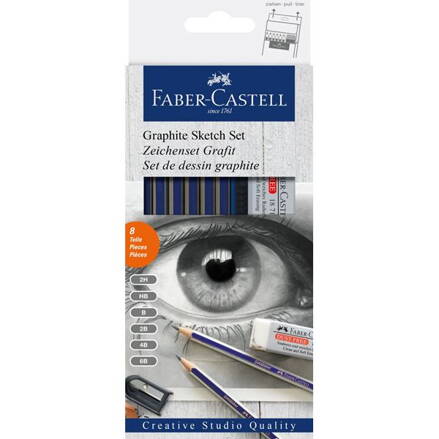 Faber-Castell skicovacia sada Goldfaber 8ks