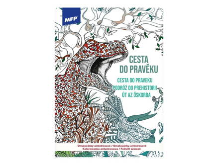 Antistresová omaľovánka A4 - cesta do praveku