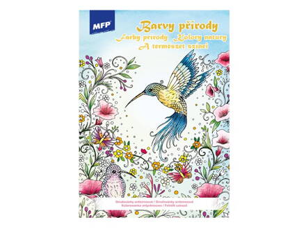 Antistresová omaľovánka A4 - farby prírody
