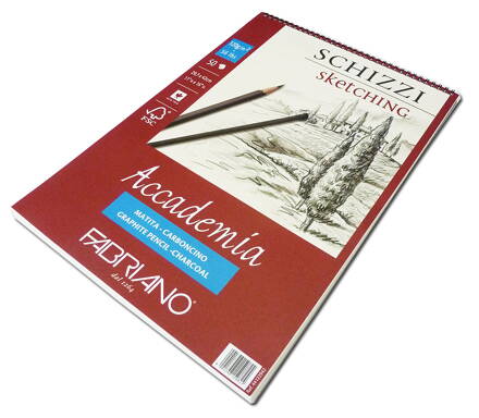 Fabriano - Accademia sketching blok 120g/m2 špirála