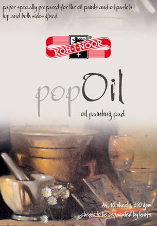 Pop Oil Koh-i-noor - blok na olej, A4