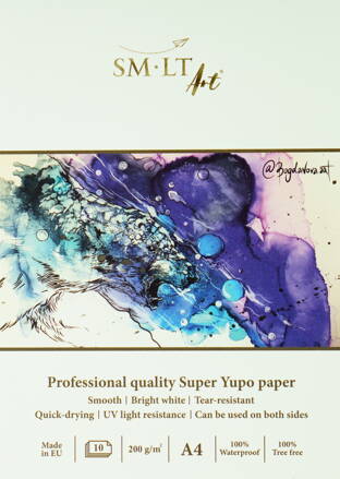 SMLT Art blok Super Yupo papier 200g/m2 A4