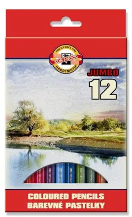 Sada pasteliek OMEGA JUMBO Koh-i-noor, 12 ks