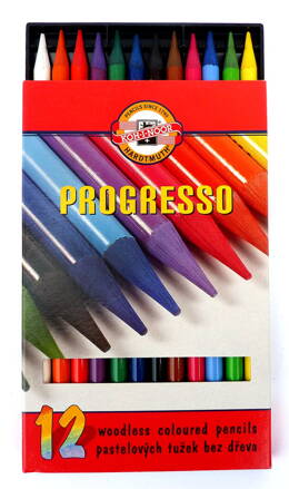 Sada pasteliek Progresso Koh-i-noor, 12 ks