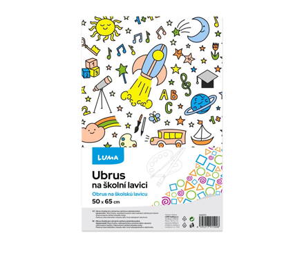 Obrus na školskú lavicu 50x65cm