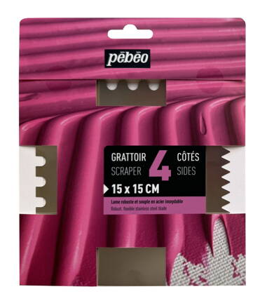 Kovová špachtľa Pébéo 15x15 cm
