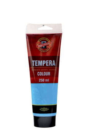 Koh-i-noor temperová farba - cyan, 250ml